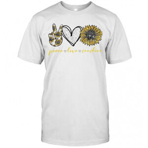 Peace Love Sunshine Suxxxower T-Shirt